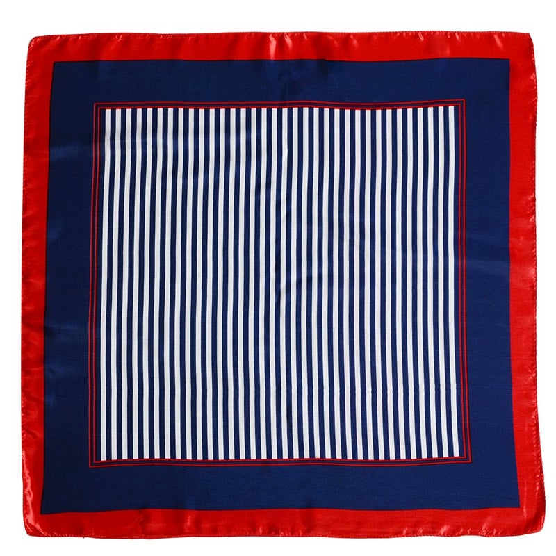 QBSM Womens 23.6 inch Satin Silk Feeling Formal Square Neck Scarf Head Hair Wraps Kerchief - Image 2